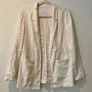 Old Navy Ivory Linen Blazer